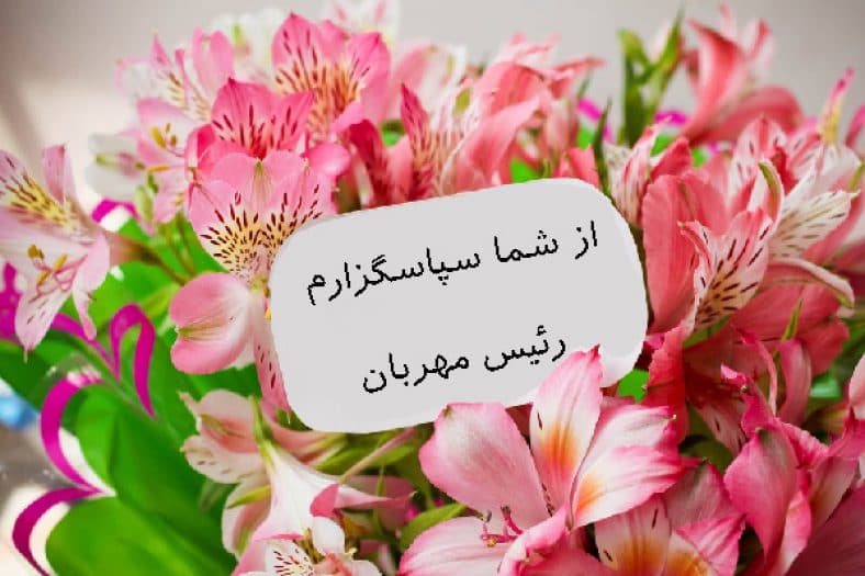 متن تشکر از مدیر عامل و رئیس اداره و شرکت و جملات تقدیر از تلاش ها و زحمات