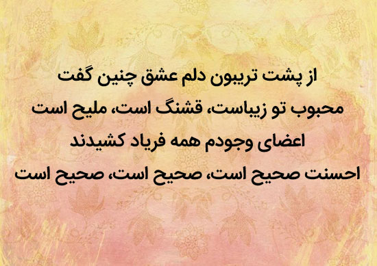 اس ام اس عاشقانه خیلی قشنگ + اشعار کوتاه و زیبای دوست داشتن و عاشق شدن