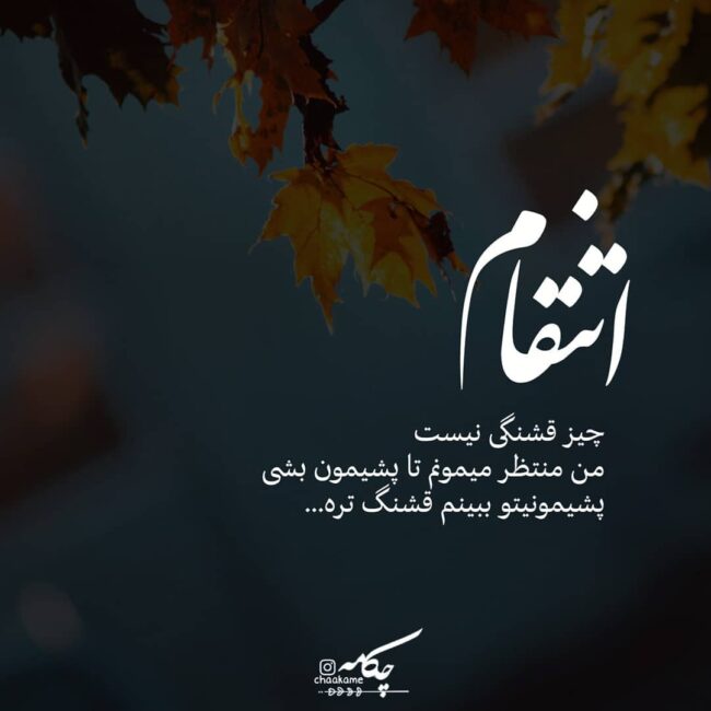 جملات ناب انتقام گرفتن + متن های زیبا تاوان پس دادن و تلافی کردن