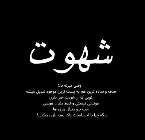 متن در مورد هوس + جملات و سخن بزرگان در مورد هوا و هوس افراد