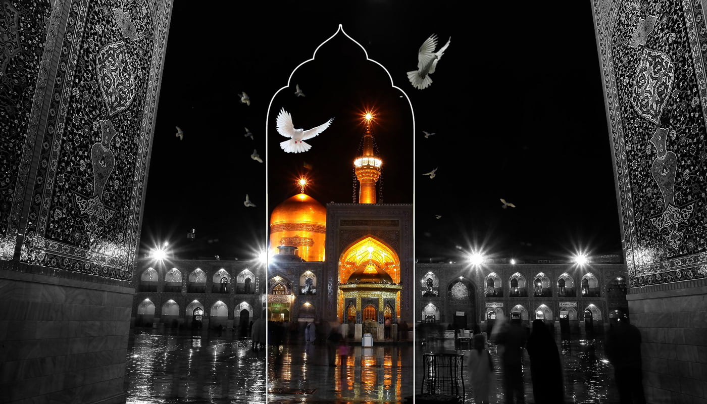 کپشن حرم امام رضا و جملات زیبا در مورد حرم امام هشتم