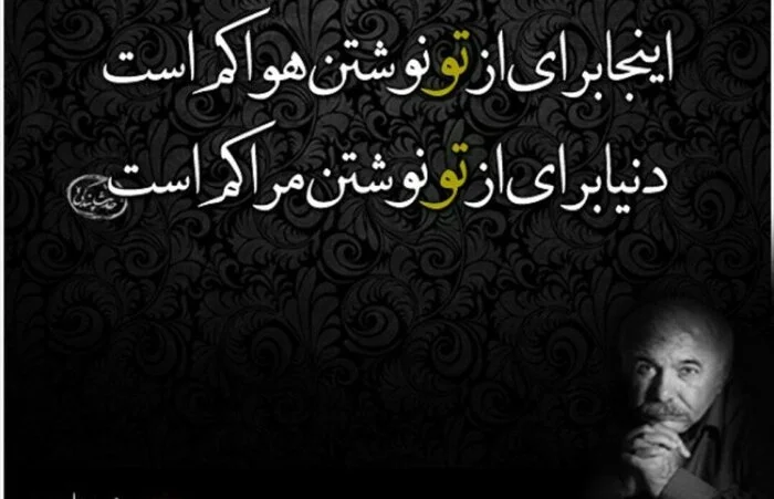 تک بیت های محمد علی بهمنی با اشعار کوتاه و عاشقانه زیبا