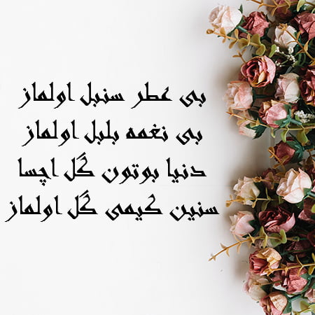 شعر ترکی کوتاه؛ مجموعه گلچین اشعار کوتاه و زیبای ترکی