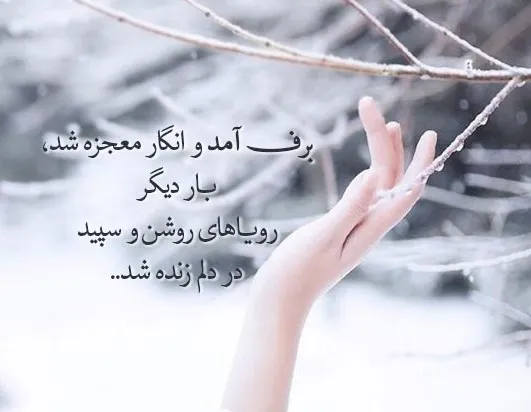 متن عاشقانه زمستان؛ گلچین شعر، جملات و عکس نوشته های زمستانی