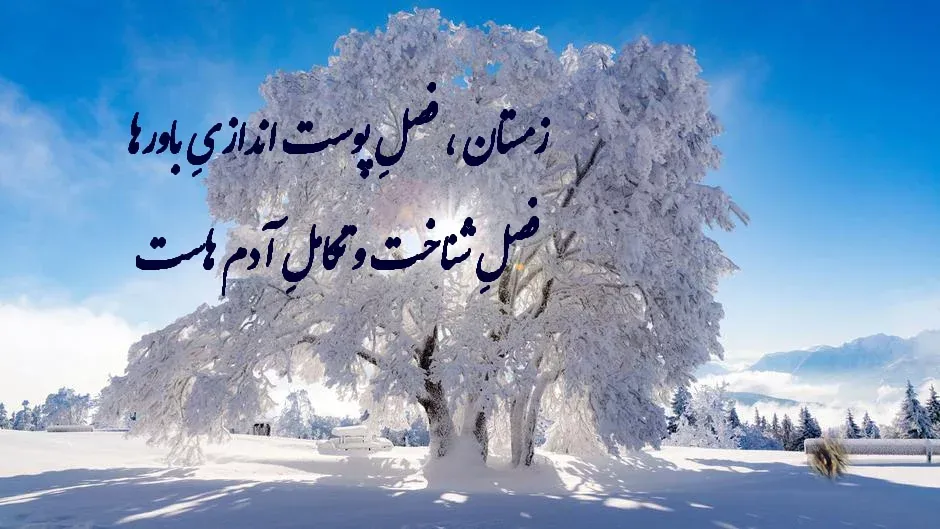متن عاشقانه زمستان؛ گلچین شعر، جملات و عکس نوشته های زمستانی