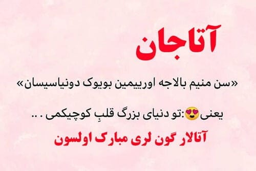 تبریک روز پدر به زبان ترکی؛ جملات احساسی و شعر روز پدر به ترکی