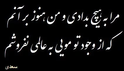 اشعار عاشقانه سعدی؛ مجموعه گلچین زیباترین اشعار و غزلیات عاشقانه سعدی