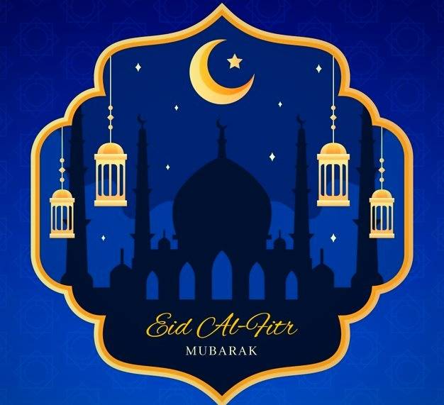 تبریک انگلیسی عید فطر با ترجمه و عکس نوشته (Eid Fetr)