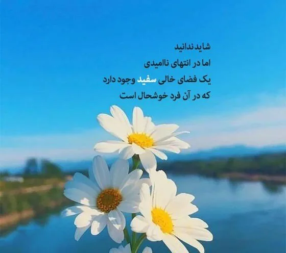 شعر و متن درباره رنگ سفید (جملات و عکس نوشته در مورد رنگ سفید زیبا)
