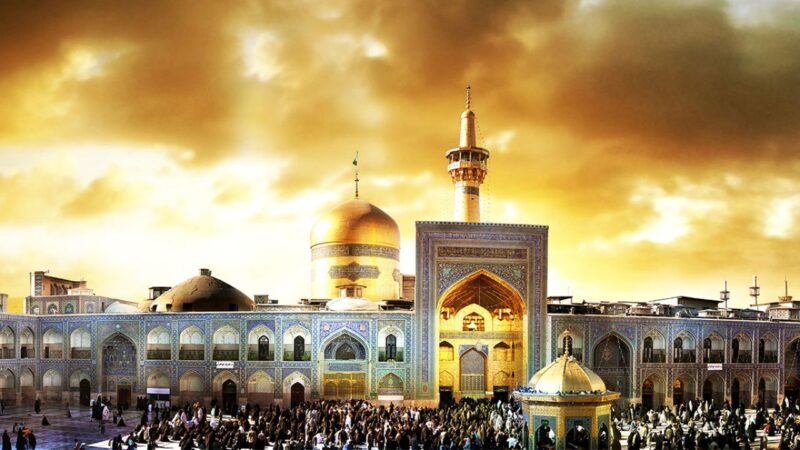 جملات دلتنگی مشهد و حرم امام رضا با عکس نوشته و اشعار برای امام هشتم