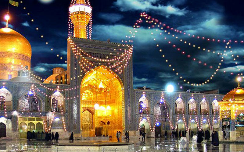جملات دلتنگی مشهد و حرم امام رضا با عکس نوشته و اشعار برای امام هشتم
