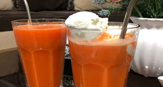 آب هویج بستنی در بارداری ؛ عوارض مصرف اب هویج بستنی برای زنان باردار