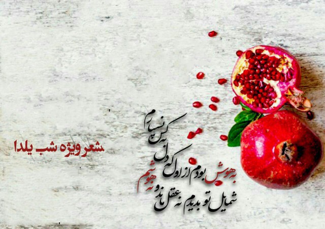 اشعار شب یلدا (مجموعه شعر دلنشین و زیبا در مورد شب چله و شب یلدا)