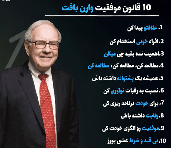 جملات انگیزشی وارن بافت در مورد سرمایه گذاری برای موفقیت مالی