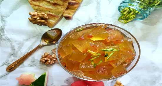 خواص مربای پوست هندوانه ؛ آشنایی با فواید مصرف مربای پوست هندوانه