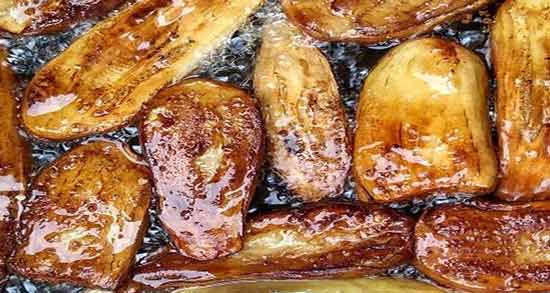 سرخ کردن بادمجان با کمترین روغن نی نی سایت ؛ راه کارهایی برای سرخ کردن بادمجان با روغن کم