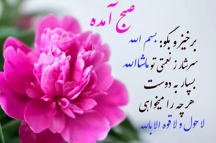 سلام صبح بخیر همراه با دعای خیر (جملات دلنشین و خدایی صبحت بخیر)
