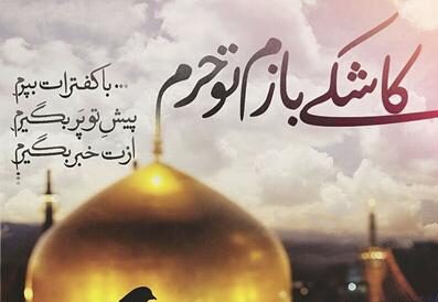 شعر کوتاه برای گفتن زیارت قبولی امام رضا با عکس نوشته و جملات