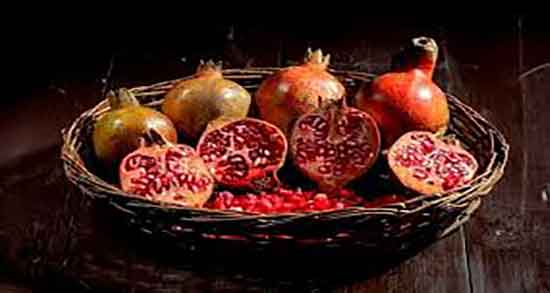 طرز تهیه انار پخته ؛ دستور تهیه انار پخته شده برای درمان سرماخوردگی