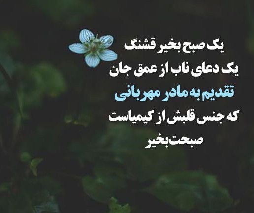 متن صبح بخیر مادر با جملات، اشعار و عکس نوشته مامان صبحت بخیر