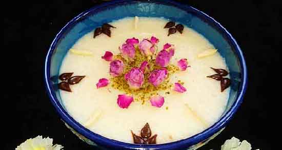 شیر برنج با شیره خرما ؛ دستور تهیه شیر برنج خوشمزه با شیره خرما