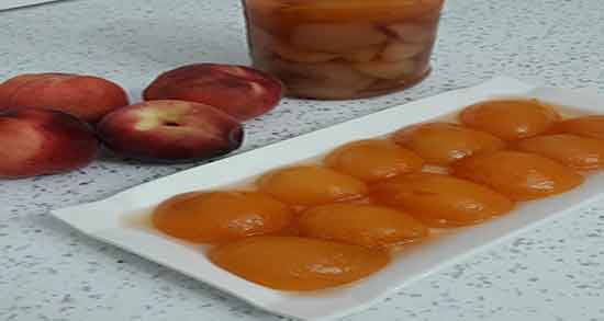 طرز تهیه کمپوت هلو با ماندگاری بالا ؛ نحوه درست کردن کمپوت هلو انجیری