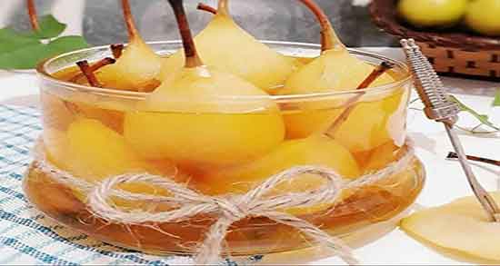 طرز تهیه کمپوت گلابی داخل شیشه ؛ دستور تهیه کمپوت گلابی در شیشه