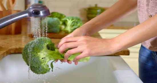طرز شستن کلم بروکلی با آب جوش ؛ روش صحیح شستن کلم بروکلی با آب جوش