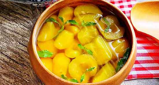 کمپوت گلابی برای معده ؛ تاثیر مصرف کمپوت گلابی برای درمان زخم معده