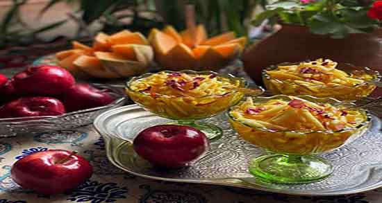 طرز تهیه فالوده سیب برای درمان پیسی ؛ مصرف فالوده سیب برای پوست