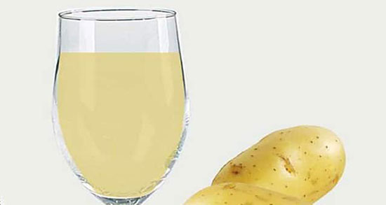نحوه گرفتن آب سیب زمینی ؛ طرز تهیه آب سیب زمینی برای چاقی صورت