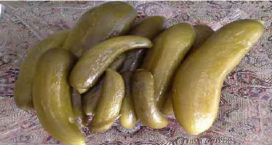 خیار شور برای معده