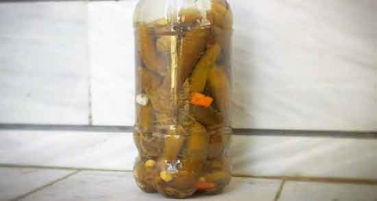 خیار شور در بطری نوشابه ؛ درست کردن خیار شور هایی خوشمزه و ترد در بطری نوشابه