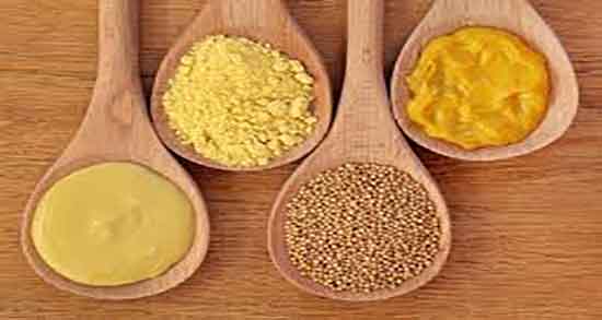 روغن خردل و سیر ؛ ترکیب روغن خردل و سیر له شده برای چاشنی سالاد