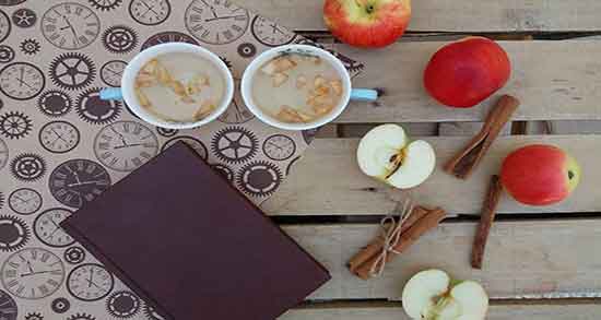 طرز تهیه دمنوش سیب و دارچین برای سرماخوردگی ؛ دمنوش سیب و گلو درد