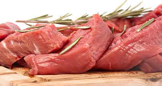 جدول ارزش غذایی گوشت قرمز و ارزش غذایی ۱۰۰ گرم گوشت گوساله جدول ارزش غذایی گوشت قرمز ؛ ارزش غذایی ۱۰۰ گرم گوشت گوساله